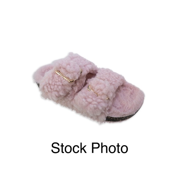 New! Wonder Nation Sherpa Slipper Sandals - Picture 3 of 7